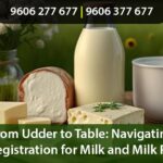 FSSAI Registration for Milk and Milk Products in India