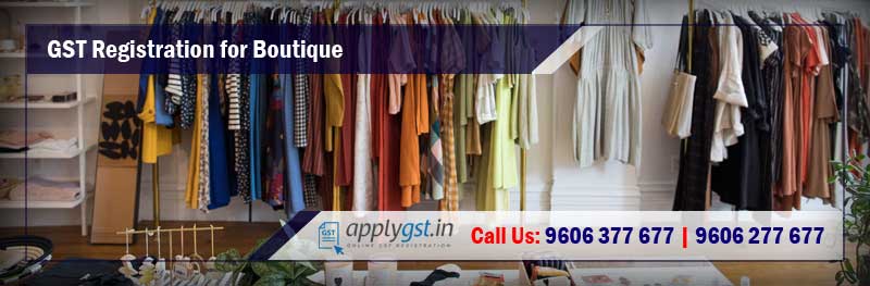 GST Registration for Boutique