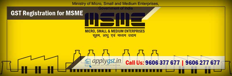 GST Registration for MSME