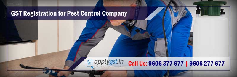 GST Registration for Pest Control Company