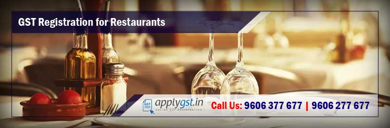 GST Registration for Restaurants