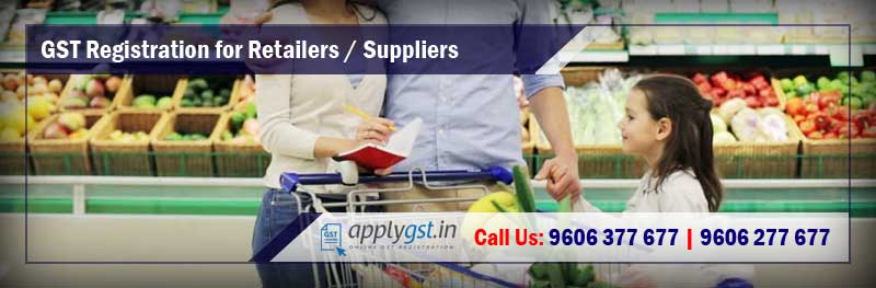 GST Registration for Retailers Suppliers
