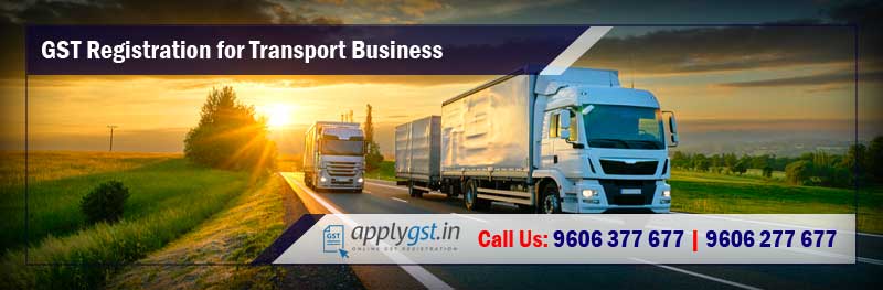 GST Registration for Transport Business