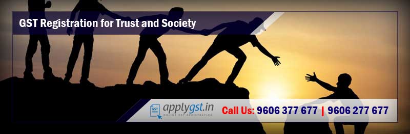 GST Registration for Trust and Society
