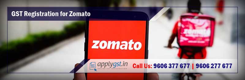 GST Registration for Zomato